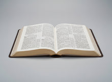 Load image into Gallery viewer, KJV Giant Print Center-Column Reference Bible – Brown LeatherSoft | Words of Christ in Red | Concordance, Maps & Book Introductions