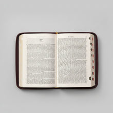 Load image into Gallery viewer, Telugu Bible Compact Burgundy Bonded Leather with Zip & Thumb Index (TI) | NAP Translation | Portable Devotional Bible