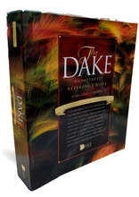 Load image into Gallery viewer, Dake Annotated Reference Bible KJV Leather Soft Black Large Print edition
