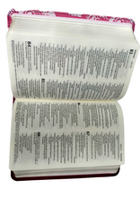 Load image into Gallery viewer, NLT Compact Bible Tutone Fuchsia Floral/Plum Paperback – Import,