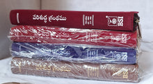 Load image into Gallery viewer, Telugu Holy Bible Semi-Compact velvet edition, gilt CTI-Zip OV 2021 korean print Indexed.
