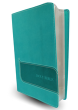Load image into Gallery viewer, New International Version (NIV), Understand the Faith Study Bible, Leathersoft, Teal: Grounding Your Beliefs in the Truth of Scripture Imitation Leather