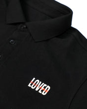 Load image into Gallery viewer, "You Are Loved – Men's Polo T-Shirt with Inspiring Romans 8:39 Embroidery"