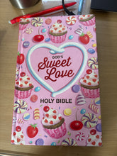 Load image into Gallery viewer, Clearance sale! Niv, God's Sweet Love Holy Bible, Hardcover, Comfort Print Hardcover