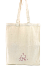 Load image into Gallery viewer, "Fearfully and Wonderfully Made" Kids Tote Bag | Customizable with Name & Little & Loved Embroidery