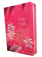 Load image into Gallery viewer, NIV, Large Print Thinline Bible (Pink Leathersoft) Journal Bundle