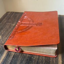Load image into Gallery viewer, Clearance sale 2024! Premium Value Slimline Bible-NLT-Large Print Cross Leather Bound – Large Print