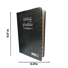 Load image into Gallery viewer, Telugu Holy Bible, PU Leather-Like, Indexed – Bride, Groom, and Couples Combo