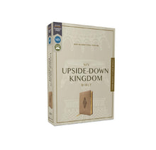 Load image into Gallery viewer, Holy Bible: Niv, Upside-down Kingdom Bible, Leathersoft, Brown, Comfort Print - Think Deeply - Love Widely Imitation Leather