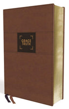 Load image into Gallery viewer, The Grace and Truth Study Bible: New International Version, Brown, Leathersoft, Simple/Indexed, Comfort Print Imitation Leather – Import