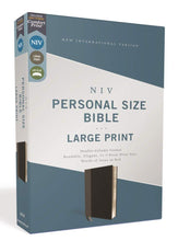 Load image into Gallery viewer, NIV Personal Size Bible Large Print Imitation Leather, Double Column Format, readable elegant, word of JESUS in Red.