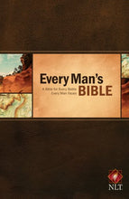 Load image into Gallery viewer, Clearance sale! NLT Every Man's Bible Paperback