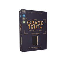 Load image into Gallery viewer, Niv, the Grace and Truth Study Bible, European Bonded Leather, Black, Red Letter, Comfort Print Bonded Leather
