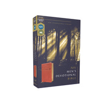 Load image into Gallery viewer, Niv, Men's Devotional Bible, Leathersoft, Brown, Comfort Print: New International Version, Brown, Leathersoft, Men's Devotional, Comfort Print Imitation Leather import