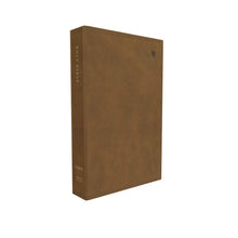 Load image into Gallery viewer, NET Bible, Thinline Reference, Large Print, Leathersoft, Brown, Comfort Print: Holy Bible Imitation Leather – Import