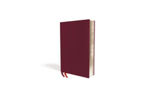 Load image into Gallery viewer, NASB, Thinline Bible, Bonded Leather, Burgundy, Red Letter, 1995 Text, Comfort Print Bonded Leather