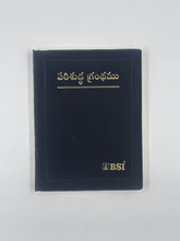 Load image into Gallery viewer, Telugu Holy Bible – Senior Citizen Edition with PL Gilt Yapp Binding