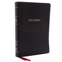 Load image into Gallery viewer, KJV Holy Bible, Giant Print Center-Column Reference Bible, Deluxe Black Leathersoft, 53,000 Cross References, Red Letter, Comfort Print: King James Version Imitation Leather – Large Print
