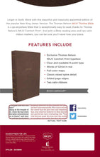 Load image into Gallery viewer, NKJV, Thinline Bible, Leathersoft, Brown, Red Letter, Comfort Print: Holy Bible, New King James Version Imitation Leather β Import