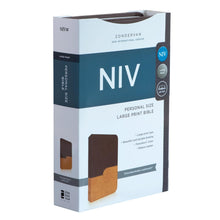 Load image into Gallery viewer, NIV Large Print Bible – Chocolate/Amber Leathersoft | NPKG Edition | Giant Print by Zondervan