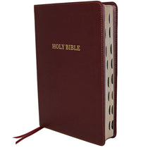 Load image into Gallery viewer, KJV, Thinline Bible, Large Print, Leathersoft,Thumb Indexed, Red Letter, Comfort Print: Holy Bible, King James Version Imitation Leather – Import