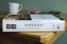 Load image into Gallery viewer, The Amplified Study Bible, Leathersoft/ Hardcover, Brown Imitation Leather