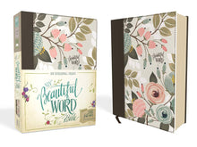 Load image into Gallery viewer, NIV, Beautiful Word Bible, Cloth over Board, Multi-color Floral: 500 Full-Color Illustrated Verses Hardcover