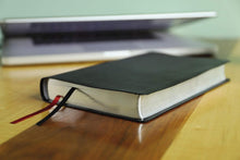 Load image into Gallery viewer, NIV, Thinline Reference Bible, Bonded Leather, Black, Red Letter Edition, Comfort Print: New International Version, Black, Bonded Leather, Thinline Reference, Comfort Print Bonded Leather