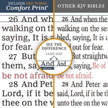 Load image into Gallery viewer, KJV, Compact Bible, Maclaren Series, Leathersoft, Black, Comfort Print: Holy Bible, King James Version Imitation Leather