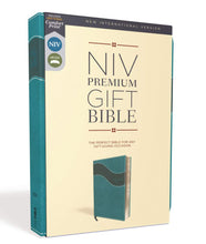 Load image into Gallery viewer, Niv, Premium Gift Bible, Leathersoft, Blue, Red Letter Edition, Comfort Print Imitation Leather