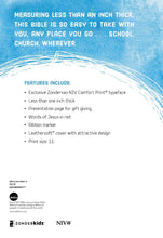 Load image into Gallery viewer, Clearance Sale 2026, NIV, Bible for Kids, Large Print, Leathersoft, Blue, Red Letter, Comfort Print: Thinline Edition (Easy-to-Read, Easy-to-Carry)
