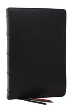 Load image into Gallery viewer, Holy Bible: New King James Version, Black, Goatskin Leather, Single-Column Verse-By-Verse W/ 72,000 Cross-References, Premier Collection, Comfort Print Leather Bound