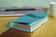 Load image into Gallery viewer, Niv, Premium Gift Bible, Leathersoft, Blue, Red Letter Edition, Comfort Print Imitation Leather