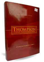 Load image into Gallery viewer, Thompson Chain-Reference Bible, Hardcover, Red Letter: , NKJV, KJV, ESV, NIV, Red Letter Hardcover – Import,