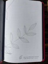Load image into Gallery viewer, NIV, Large Print Thinline Bible (Pink Leathersoft) Journal Bundle