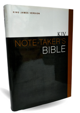 Load image into Gallery viewer, KJV, Note-Taker's Bible, Hardcover, Red Letter Edition Hardcover – Import,