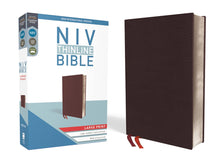 Load image into Gallery viewer, NIV, Thinline Bible, Large Print, Imitation Leather, Red Letter Edition: New International Version, Leathersoft, Thinline,