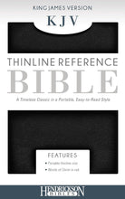Load image into Gallery viewer, The Holy Bible: King James Version, Burgundy Bonded Leather, Thinline Reference Bible Bonded Leather