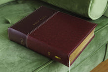 Load image into Gallery viewer, NIV Family Bible – Keepsake Edition | Burgundy Imitation Leather | Renaissance Art | Large Print | Center-Column Reference