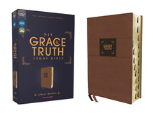 Load image into Gallery viewer, The Grace and Truth Study Bible: New International Version, Brown, Leathersoft, Simple/Indexed, Comfort Print Imitation Leather – Import