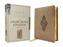 Load image into Gallery viewer, Holy Bible: Niv, Upside-down Kingdom Bible, Leathersoft, Brown, Comfort Print - Think Deeply - Love Widely Imitation Leather