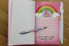 Load image into Gallery viewer, NIV, God's Rainbow Holy Bible, Hardcover, Comfort Print: 100 Devotions for Girls Hardcover – Illustrated,