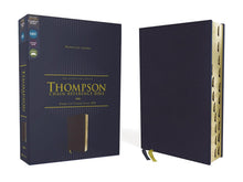 Load image into Gallery viewer, Niv, Thompson Chain-Reference Bible, Leathersoft, Navy, Thumb Indexed, Red Letter, Comfort Print: New International Version, Leathersoft, Navy, Thompson Chain-reference Bible Imitation Leather