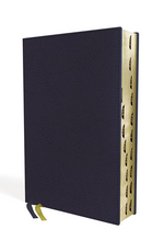 Load image into Gallery viewer, Niv, Thompson Chain-Reference Bible, Leathersoft, Navy, Thumb Indexed, Red Letter, Comfort Print: New International Version, Leathersoft, Navy, Thompson Chain-reference Bible Imitation Leather