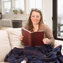 Load image into Gallery viewer, KJV, Thinline Bible, Large Print, Leathersoft, Burgundy, Thumb Indexed, Red Letter, Comfort Print: Holy Bible, King James Version Imitation Leather – Import