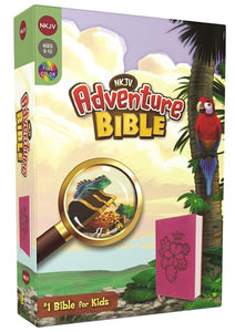 NKJV, Adventure Bible, Leathersoft, Pink, Full Color Imitation Leather
