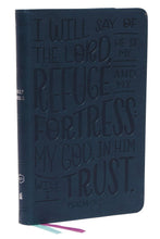 Load image into Gallery viewer, KJV, Thinline Youth Edition Bible, Verse Art Cover Collection, Leathersoft, Teal, Red Letter, Comfort Print Imitation Leather