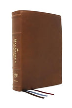 Load image into Gallery viewer, ESV, MacArthur Study Bible, 2nd Edition, Premium Goatskin Leather, Brown, Premier Collection: Unleashing God's Truth One Verse at a Time by John F. MacArthur (Editor), Leather Bound