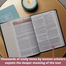 Load image into Gallery viewer, The Nkjv, Woman's Study Bible, Genuine Leather, Black, Red Letter, Full-Color Edition: Receiving God's Truth for Balance, Hope, and Transformation Leather Bound