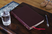 Load image into Gallery viewer, Clearance sale 2026, Holy Bible: New International Version, Burgundy, Bonded Leather, Thinline Reference, Comfort Print by Zondervan Publishing House (Author) Format: Bonded Leather